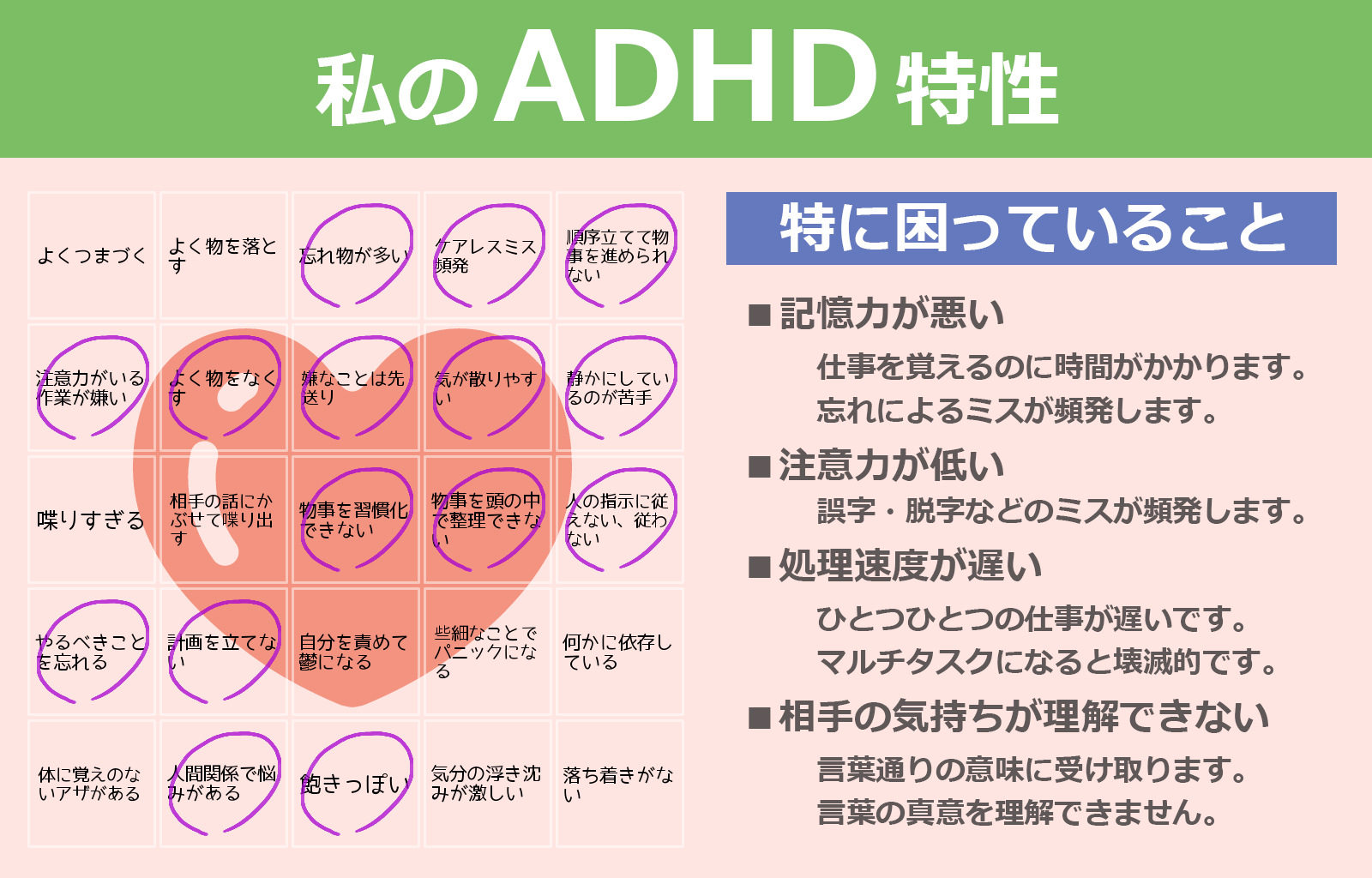  ADHD に役立つ職場環境は何ですか?